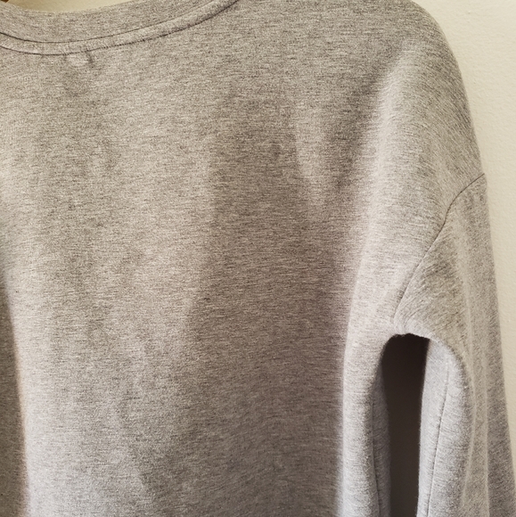 Athleta Modern Crewneck Sweatshirt Grey XS Long Sleeves - Picture 6 of 10
